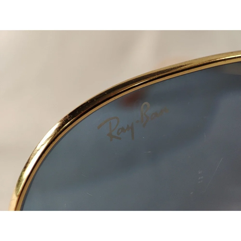 Ray-Ban RB3025 Aviator Large Metal 62mm 001/3F Gold Blue Gradient Oversized